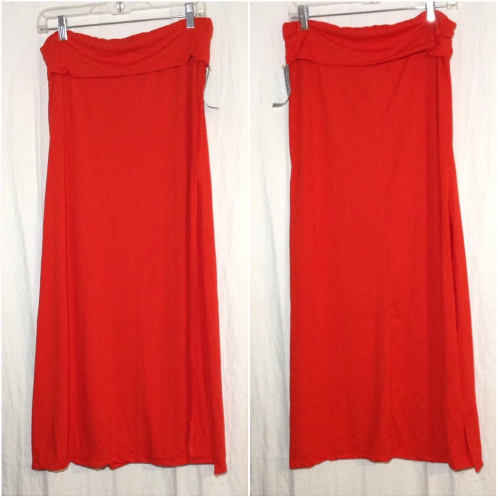NWT Women's Size 1X Eye Candy Maxi Skirt